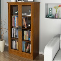 Enclosed bookcase deals